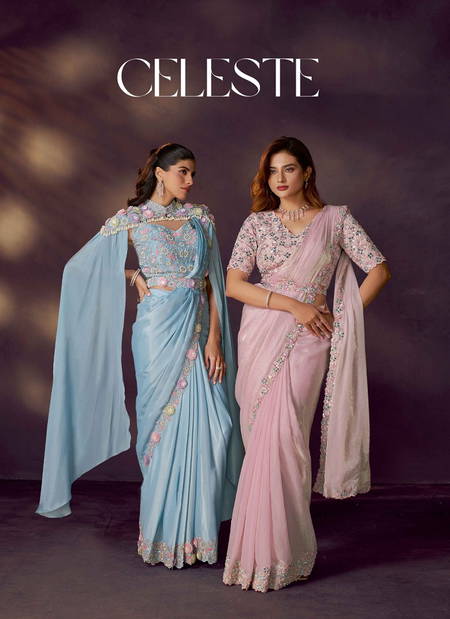 Mohmanthan 25900 Celeste By Mahotsav Fancy Designer Sarees Collection Online Wholesale